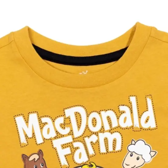 CoComelon JJ MacDonald Farm Short Sleeve Graphic T-Shirt Yellow  image {2}