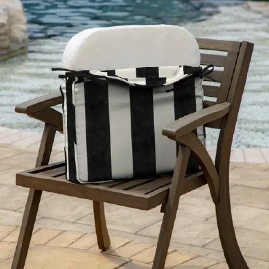 ProFoam Outdoor Rounded Back Seat Cushion - Arden Selections image {7}