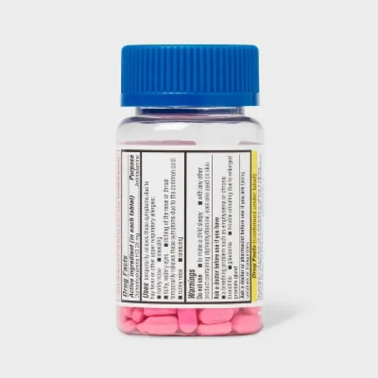 Diphenhydramine Hydrochloride Allergy Relief Tablets - up&up&trade; image {2}