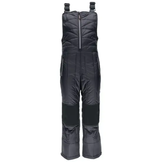 RefrigiWear Women's Diamond Quilted Insulated Bib Overalls with Performance-Flex image {6}