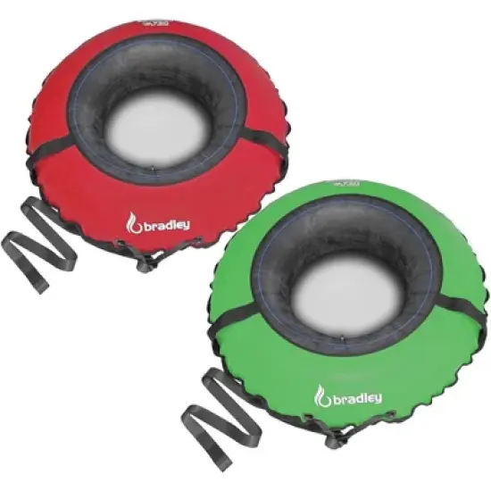 Bradley Set of 2 heavy duty tubes for floating the river; Whitewater tube; Rubber inner tube with cover for river floating; river raft image {20}