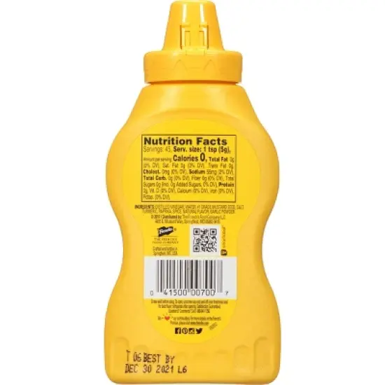 French's Classic Yellow Mustard - 8oz image {19}