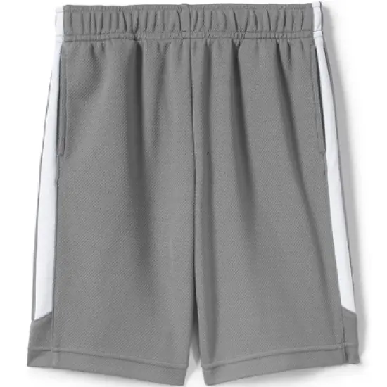 Lands' End School Uniform Boys Mesh Athletic Gym Shorts image {7}