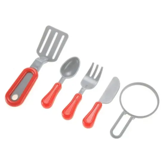 Insten 14 Piece Play Food Eggs and Bacon, Pretend Kitchen Breakfast Griddle, Electric Grill Playset image {2}