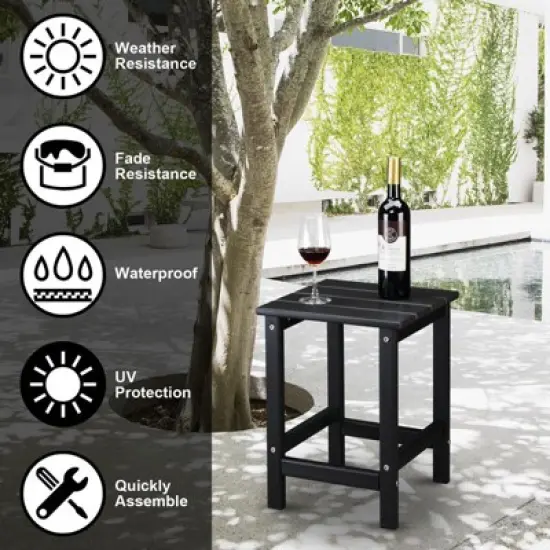 Karl Home |Square Outdoor Side Table image {2}