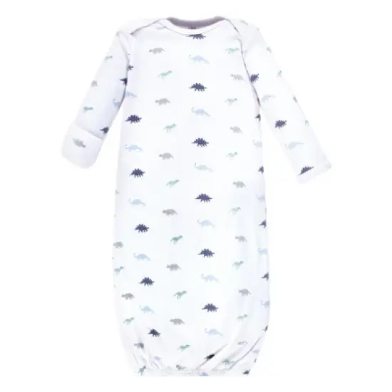 Hudson Baby Infant Boy Cotton Gowns, Newest Family Member image {3}