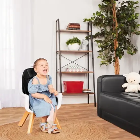 Evolur Zoodle 2 in 1 Baby High Chair, Easy to Clean, Removable Tray, Compact and Portable Convertible High Chair for Babies and Toddlers image {12}