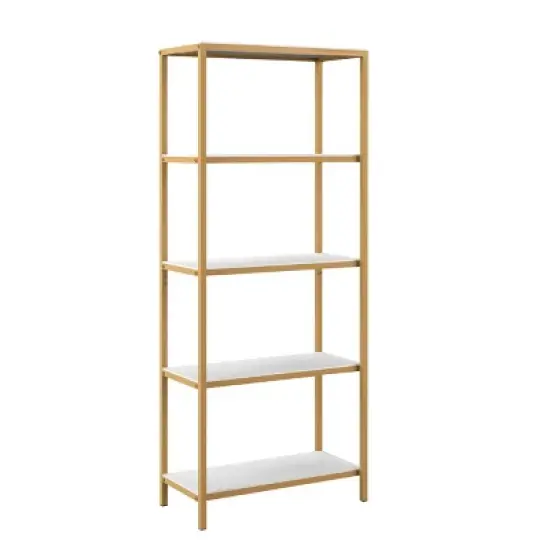 57" North Avenue 4 Shelf Vertical Bookcase - Sauder image {7}
