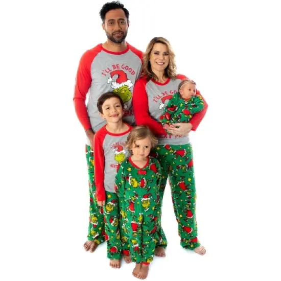 Dr. Seuss The Grinch Who Stole Christmas Matching Family Pajama Sets image {8}