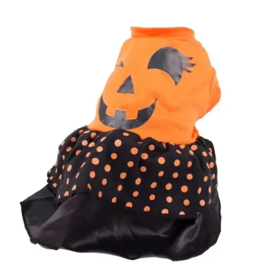 Pet Life LED Halloween Dress Hooded Dog Costume Sweater with Included Batteries image {4}