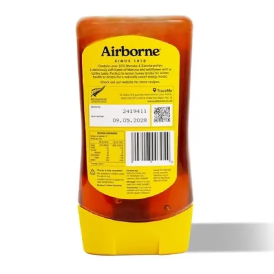 Airborne Manuka Honey - Case of 10/17.64 oz image {2}