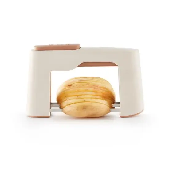 Lekue Hasselback Potato Cutter, Terracotta image {1}