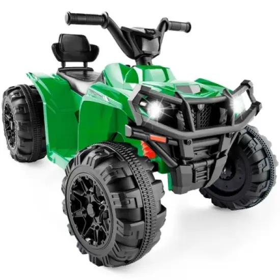 Best Choice Products 12V Kids Ride-On ATV Quad w/ Bluetooth, 2.4mph Max, Treaded Tires, LED Lights, Radio image {12}