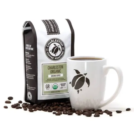 Charleston Coffee Roasters Charleston Organic Medium Roast Ground Coffee - 12oz image {4}