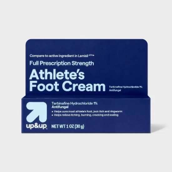 Athletes Foot Terbinafine Hydrochloride Antifungal Cream - 1oz - up&up&trade; image {4}