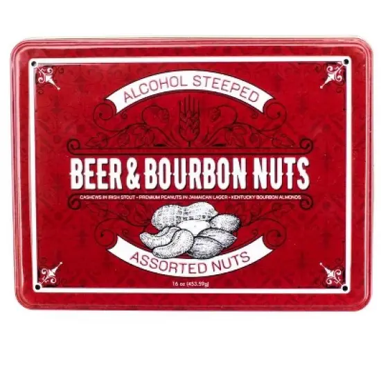GreatFoods Trio of Liquor Nuts Gift Tin image {2}
