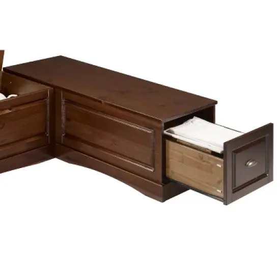 Colby Backless Nook Dining Sets Brown - Linon image {16}