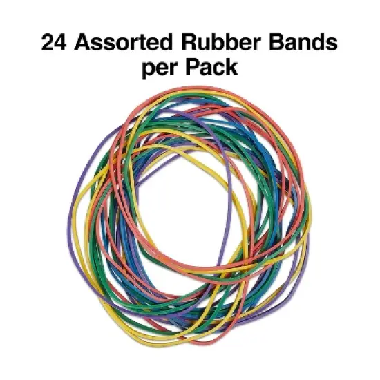Staples Big Rubber Bands 24/Pack 383318 image {2}