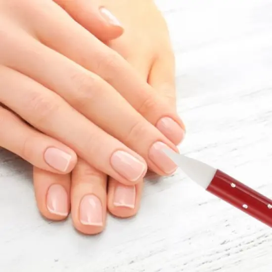 Unique Bargains Single Head Nail Painting Brushes Set Blue Black 5 Pcs image {1}