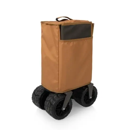Oniva Wilderness All Terrain Outdoor Folding Wagon - Brown/Gray image {4}