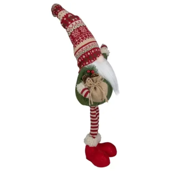 Northlight Standing Gnome Christmas Decoration with Gift Bag - 27" image {3}