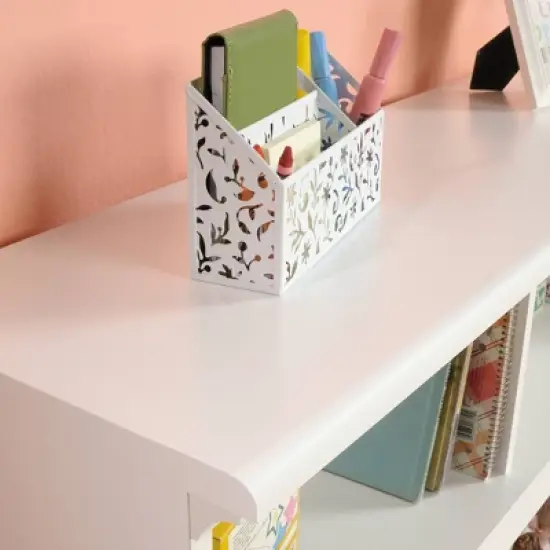 Twin Pogo Bookcase/Footboard Soft White Finish - Sauder image {5}