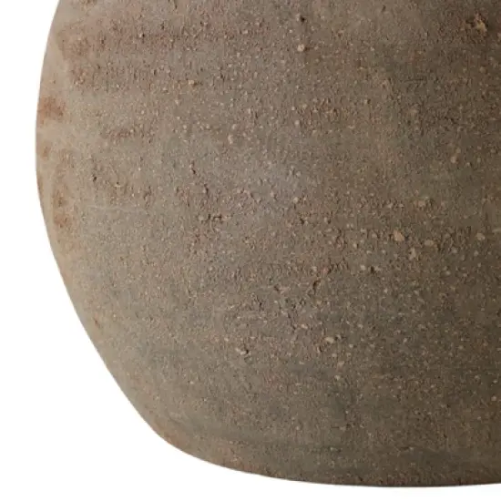 Rustic Wide Round Plant Pot for Indoor Plants or Outdoor - Traditional Clay Design That Adds Timeless Charm to Porch, Patio, or Entryway - 9" Brown image {4}