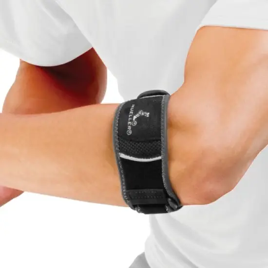 Mueller Sports Medicine Hg80 Premium Tennis Elbow Support - Black/Gray image {2}