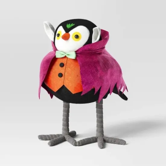Featherly Friends&trade; 'Charmer' Vampire Halloween Bird Figurine - Hyde and EEK! Boutique&trade; image {2}