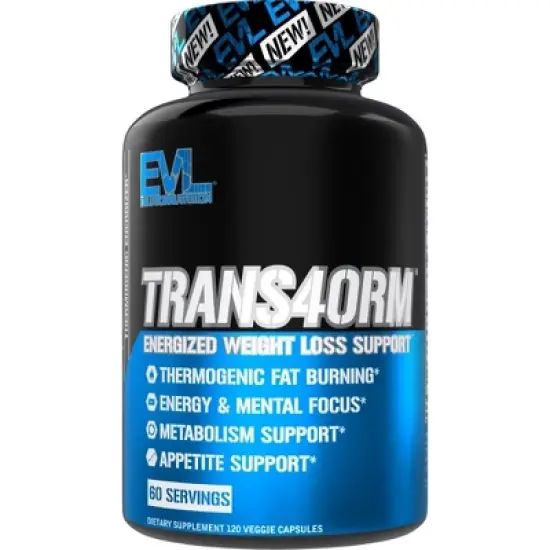 Evlution Nutrition Trans4orm - Thermogenic Fat Burner - 60 Servings image {4}