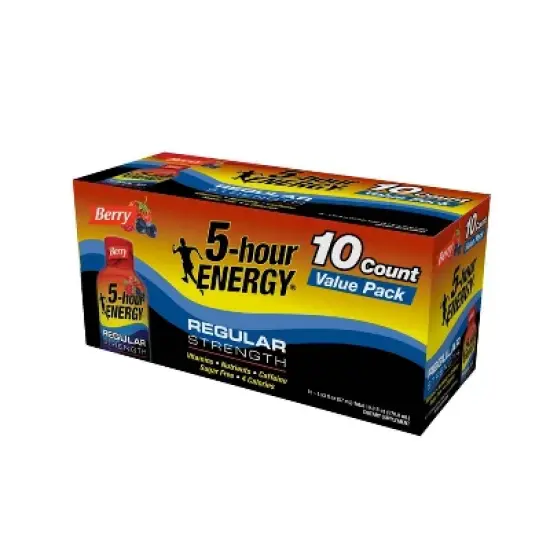 5 Hour Energy Shot Regular Strength - Berry - 1.93 fl oz/10pk image {4}
