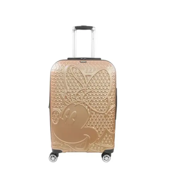 Disney Ful Textured Minnie Mouse 25in Hard Sided Rolling Luggage image {1}