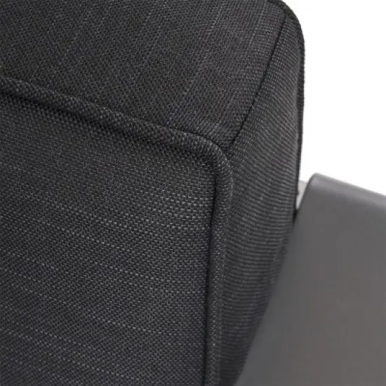 GDFStudio Liam Outdoor Aluminum Loveseat and Coffee Table Set with Cushions, Gray/Dark Gray image {7}