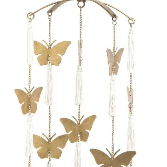 Crane Baby Brass Finish Ceiling Hanging - Parker Butterfly image {1}