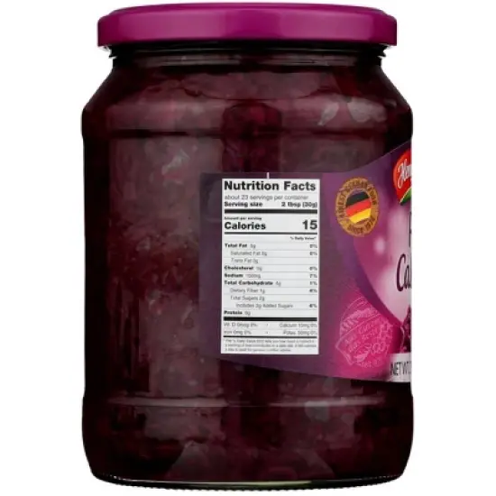 Hengstenberg Red Cabbage - Case of 12/24 oz image {3}