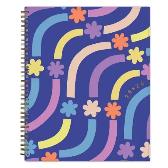 Blue Sky Brook Gossen Planner 8.5"x11" Weekly/Monthly Wirebound (12 Month) Flower Flow Undated image {11}