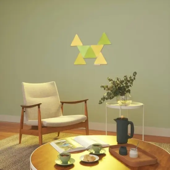 Nanoleaf 7pk Shapes Triangle Smarter LED Light Kit image {3}