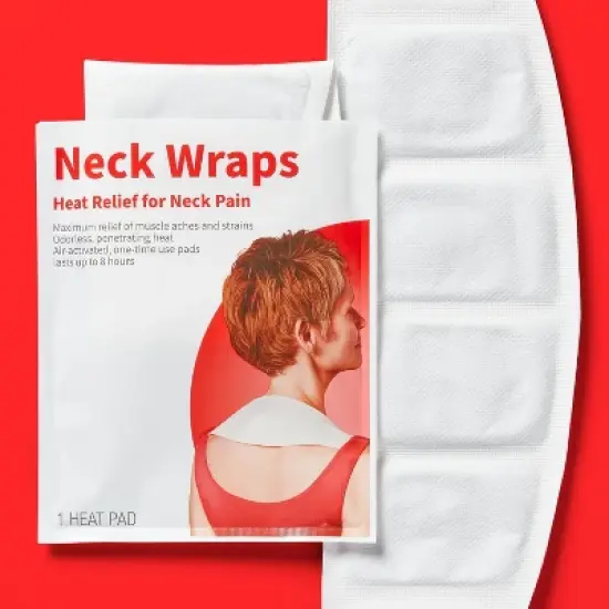 Heat wraps for Neck - 4pk - up&up&trade; image {1}