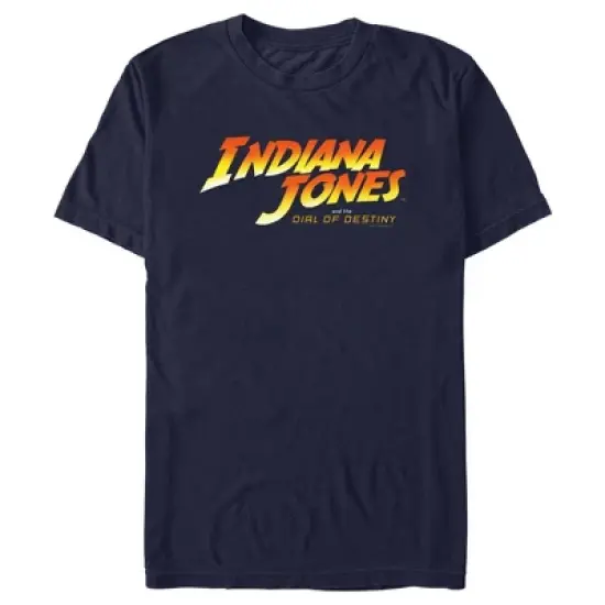 Men's Indiana Jones and the Dial of Destiny Official Movie Logo T-Shirt image {6}