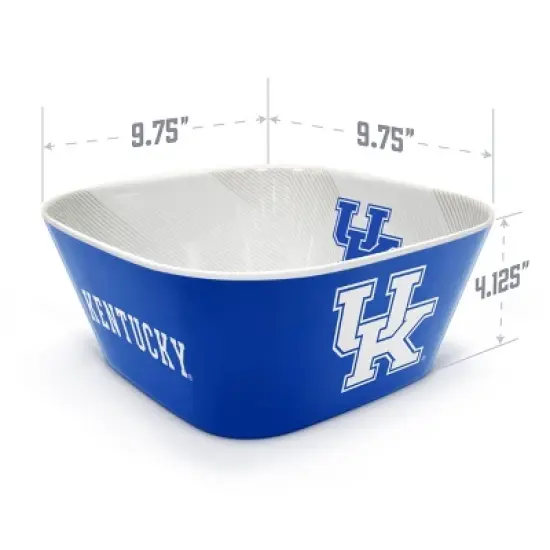 NCAA Kentucky Wildcats Serving Bowl: Melamine Rounded Square Tableware image {3}