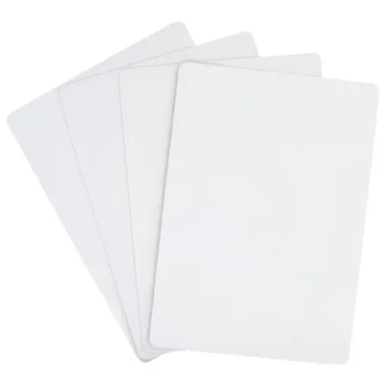 Blue Panda 224 Blank Custom Cards for DIY Game Cards, Gift Cards, Checkered Diamond Backing, 4 Decks, 3 x 4 In image {6}