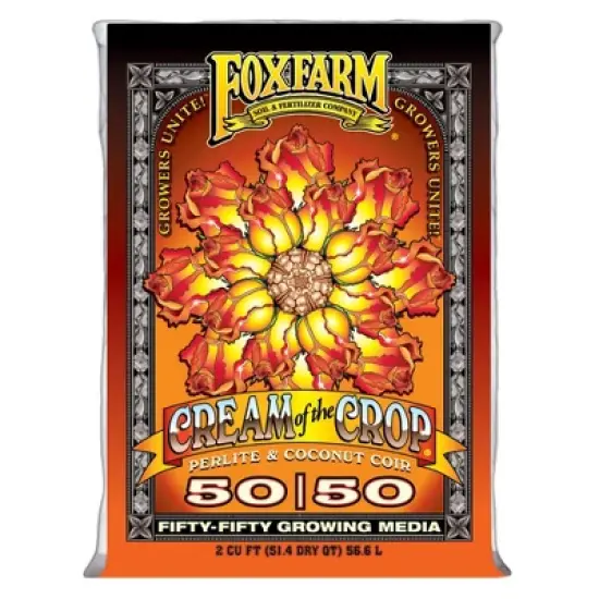 FoxFarm 50/50 Cream of the Crop Perilite & Coconut Coir, 2 cu ft image {6}