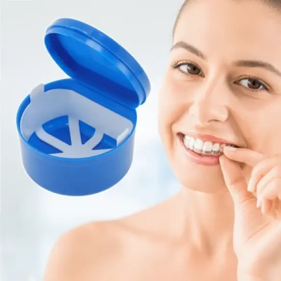 Unique Bargains Reusable Braces Box with Strainer 1 Pc image {1}