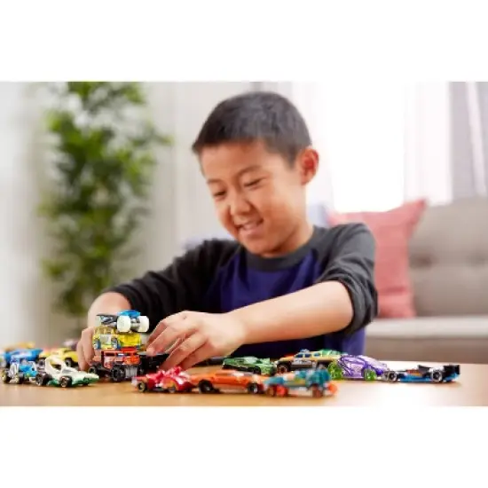 Hot Wheels Cars & Trucks Set with 1 Exclusive Car - 1:64 Scale - 8pk image {1}