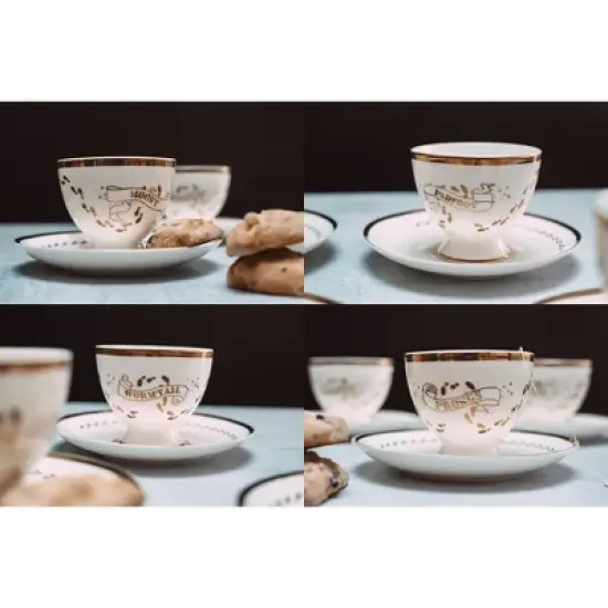 Ukonic Harry Potter Marauders Map 10-Piece Porcelain Tea Set image {3}