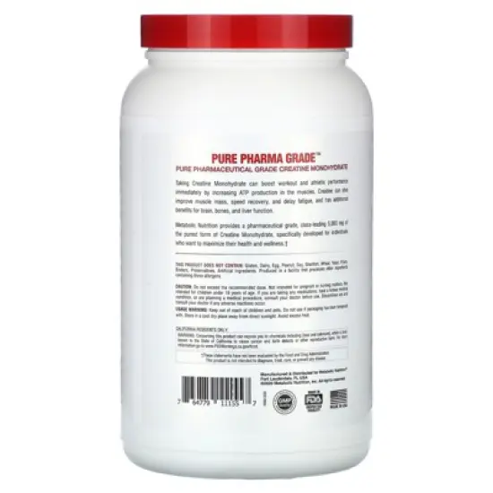 Metabolic Nutrition Creatine (1000) image {2}