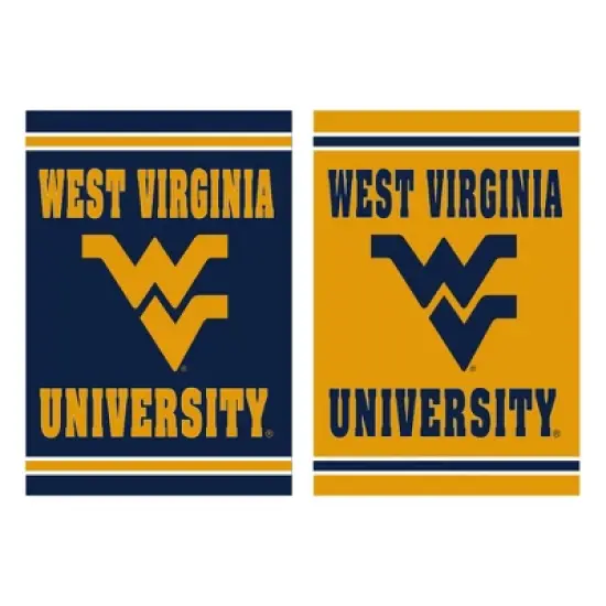 Embossed Suede Flag, House Size, West Virginia University image {1}