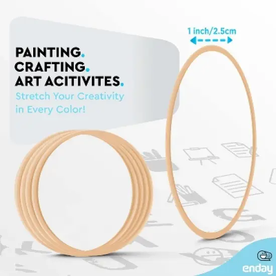 Rubber Bands Assorted. Stretchable Elastic Bands, Assorted Rubber Bands for School, Home, or Office Supplies image {4}