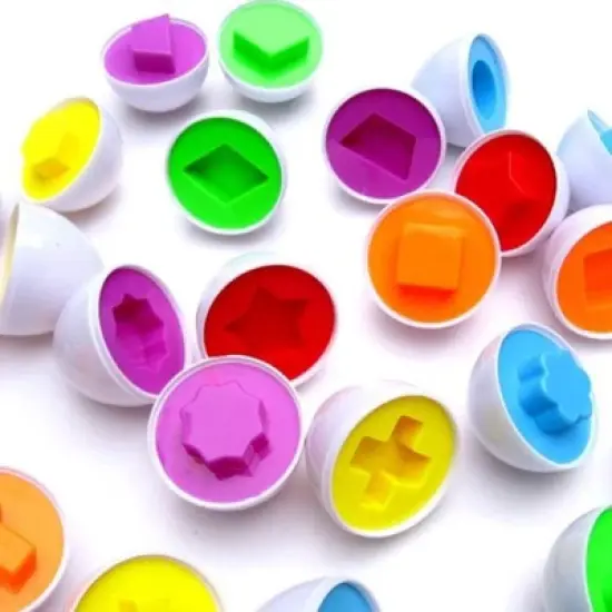 Insten Matching Egg Shape and Color Game, Educational Toys for Toddlers image {4}