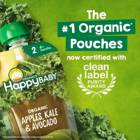 Happy Baby Organics Clearly Crafted Stage 2 Meals Bananas, Pineapple, Avocado & Granola  - 4oz image {3}